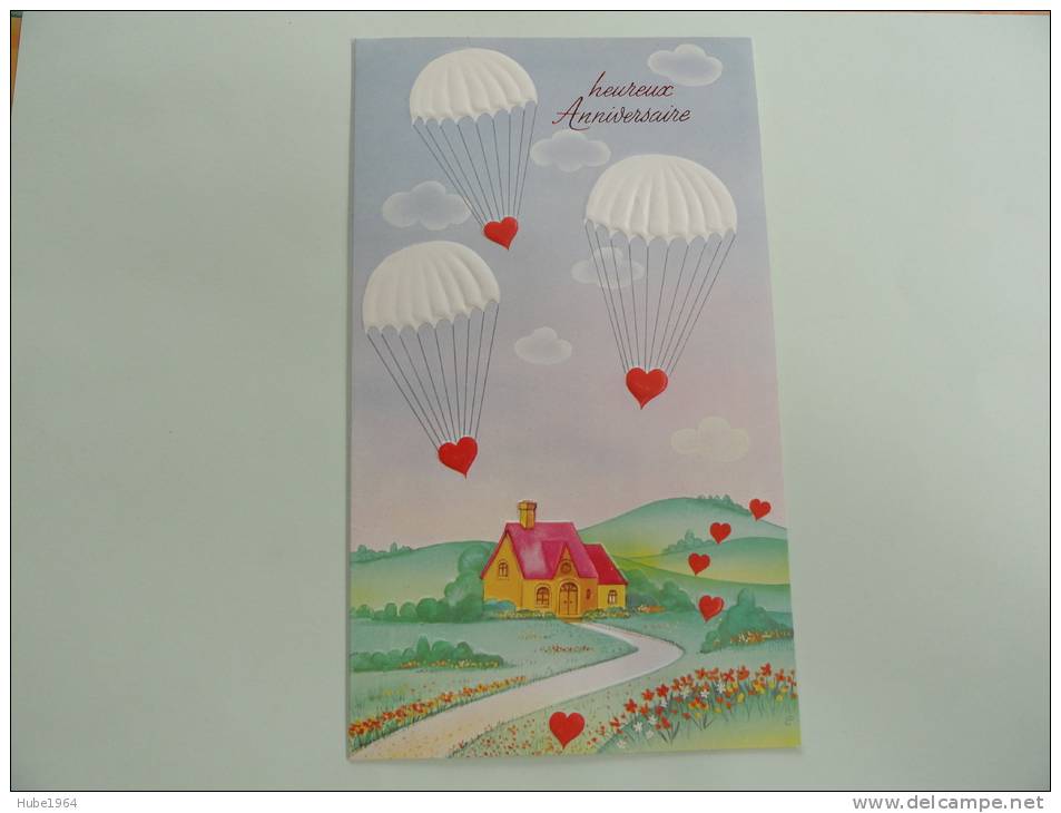CARTE POSTALE POST CARD PARACHUTE - Parachutespringen