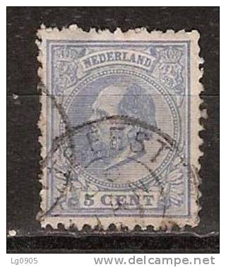 NVPH Nederland Netherlands Pays Bas Niederlande 19 CANCEL UITGEEST; Koning King Roy Rei Willem III 1872 - Gebruikt