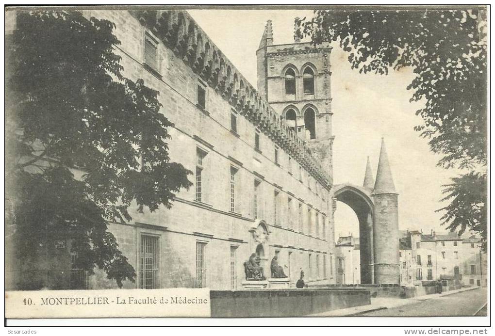 MONTPELLIER, LA FACULTÉ DE MÉDECINE, 2 SCANS - Montpellier