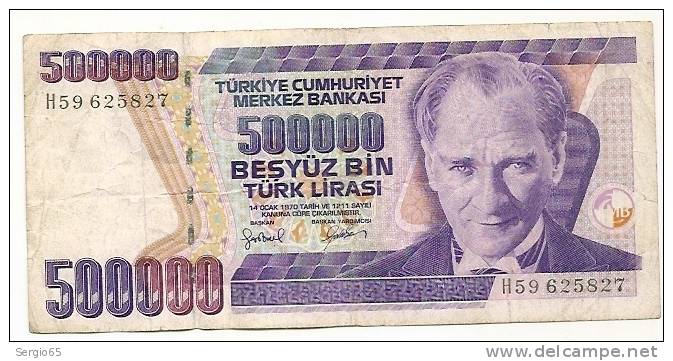 500000 Lira - 1970 - Türkei