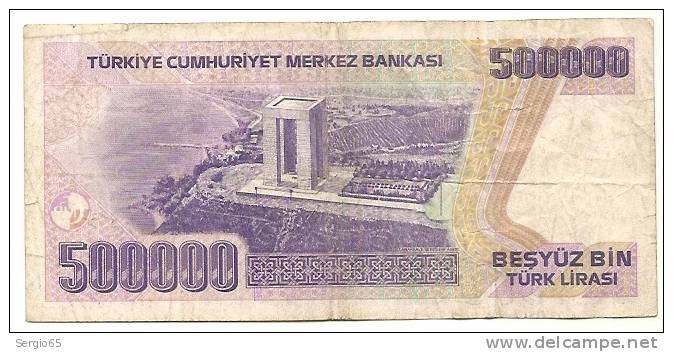 500000 Lira - 1970 - Turkey