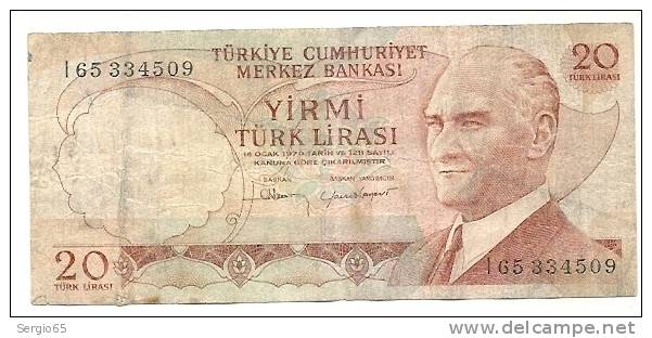 20 Lira - 1970 - Turkey