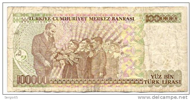 100000 Lira - 1970 - Turquie