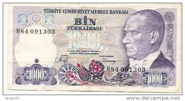 1000 Lira - 1970 - Türkei