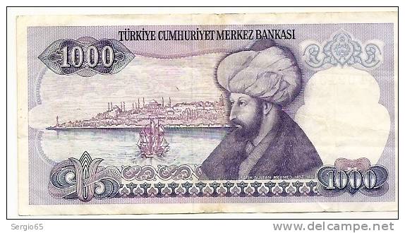 1000 Lira - 1970 - Turquie