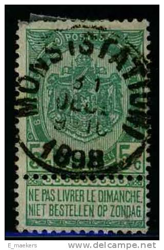 België 1893, Nr 56 - USED / GESTEMPELD / OBLITERE - Catw 0,5€ - 1893-1907 Coat Of Arms