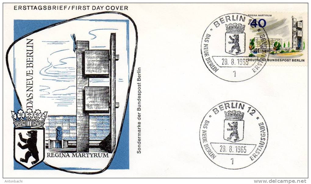 ALLEMAGNE BERLIN / GERMANY BERLIN - 1965-1966 - ENVELOPPE  AVEC YT 234 - Covers & Documents