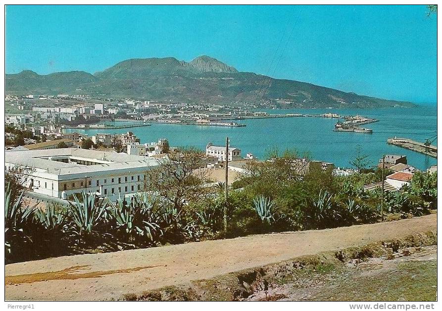 CPA-1970-ESPAGNE-CEUTA-VU         E  AERIENNE -BAIE ET PORT-TBE - Ceuta