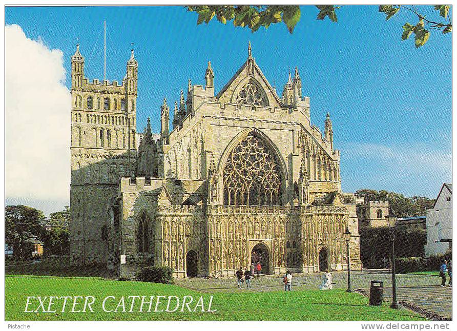 Devon England - Exeter Cathedral - Unused - Neuve - VG Condition - État TB - Walter Scott - 2 Scans - Exeter