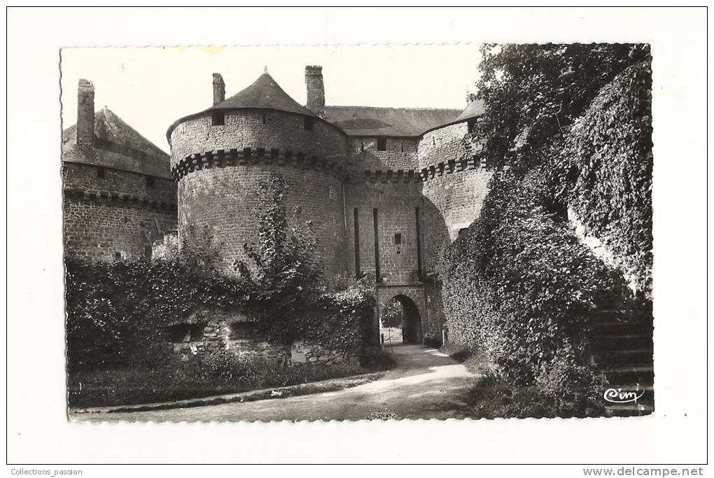 Cp, 53, Lassay, Château De Lassay, Le Pont Levis, Voyagée - Lassay Les Chateaux