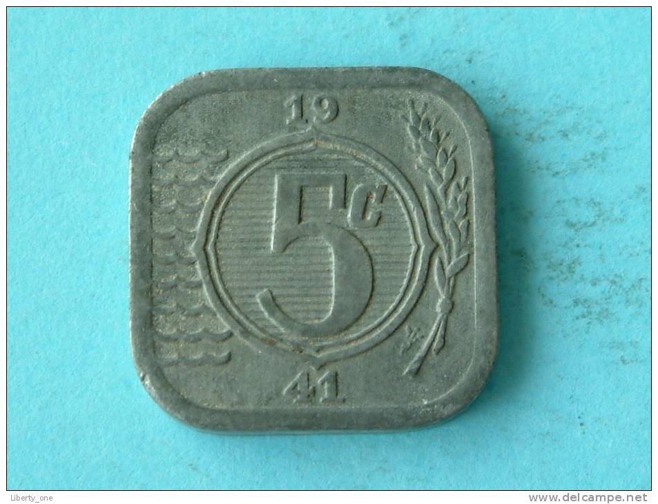 1941 - 5 Cent / KM 172 ( Uncleaned - For Grade, Please See Photo ) ! - 5 Cent