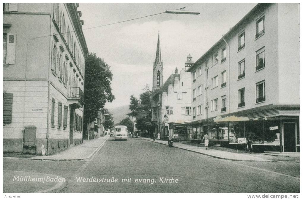 CP Allemane :  MÜLLHEIM / BADEN   Werderstrasse    VOIR LE DESCRIPTIF  §§§§§§§§ - Muellheim