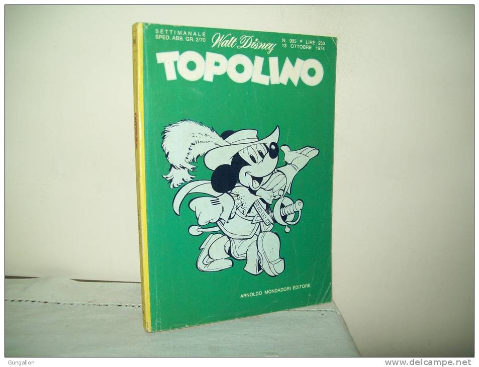 Topolino (Mondadori 1974) N. 985 - Disney