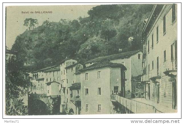 M1326 TOSCANA GALLICANO LUCCA VIAGGIATA NEL 1928 - Altri & Non Classificati