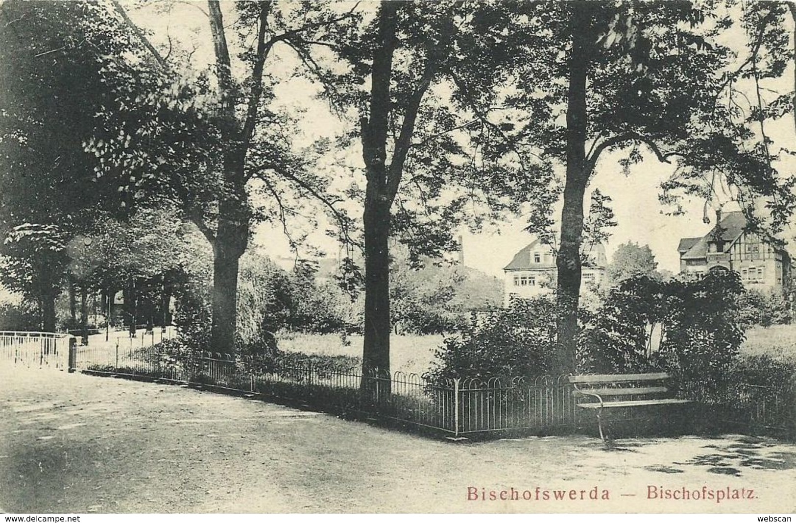 AK Bischofswerda Bischofsplatz 1915 Feldpost #04 - Bischofswerda