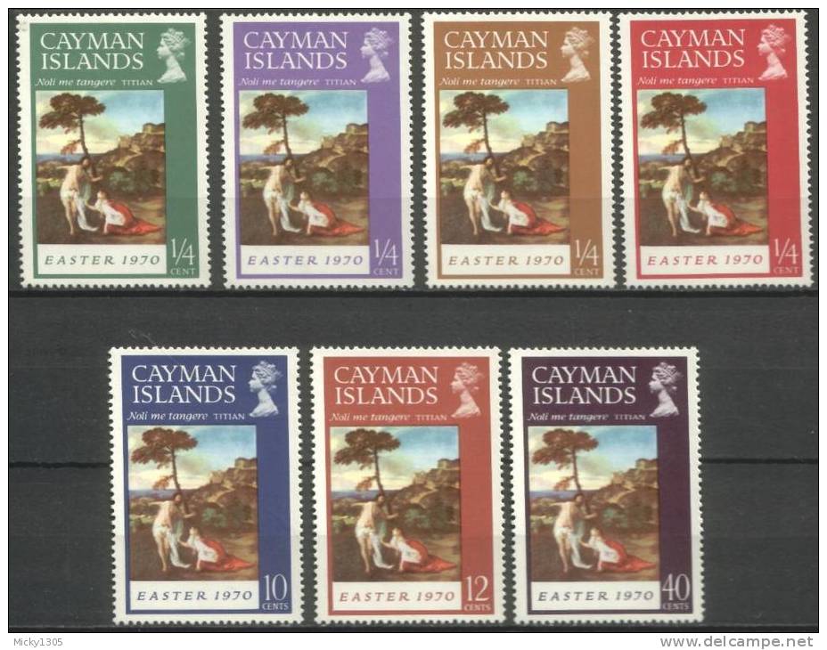 Kaiman Inseln / Cayman Islands - Mi-Nr 250/256 Postfrisch / MNH **  (g488) - Easter