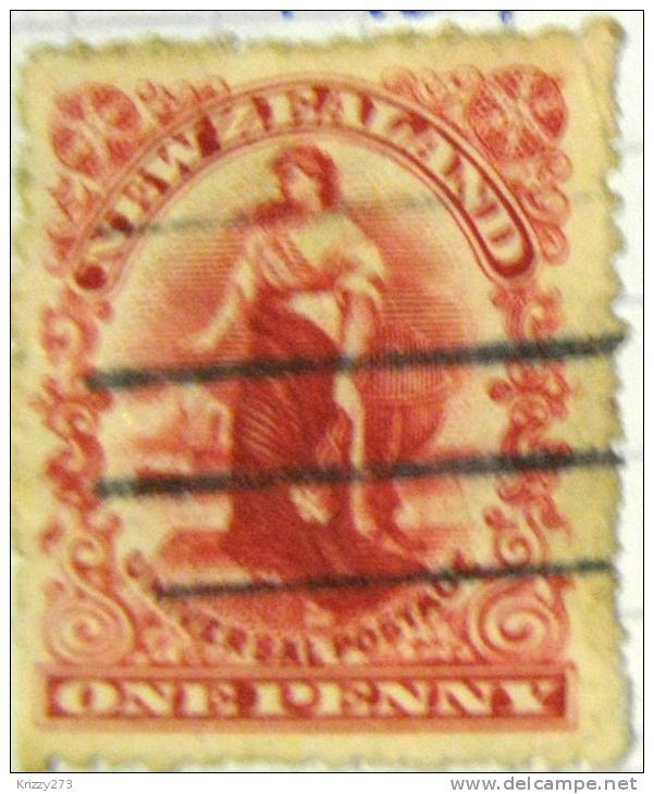 New Zealand 1909 Dominion 1d - Used - Other & Unclassified