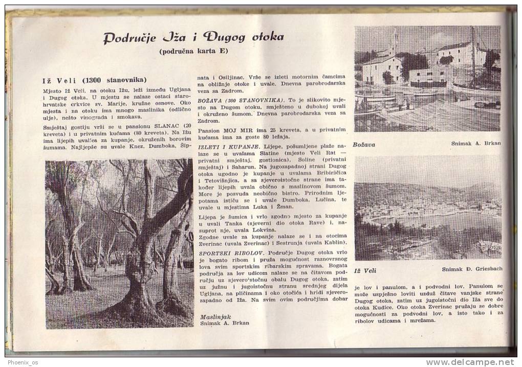 CROATIA - Zadar / Zara, Tourist Brochure, Zadar I Okolica Sa Otocima (Islands), Track Folding, 9 Maps - Langues Slaves