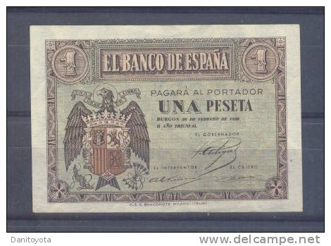 EDIFIL D28  "1 PTA 28 DE FEBRERO DE 1938" - 1-2 Pesetas