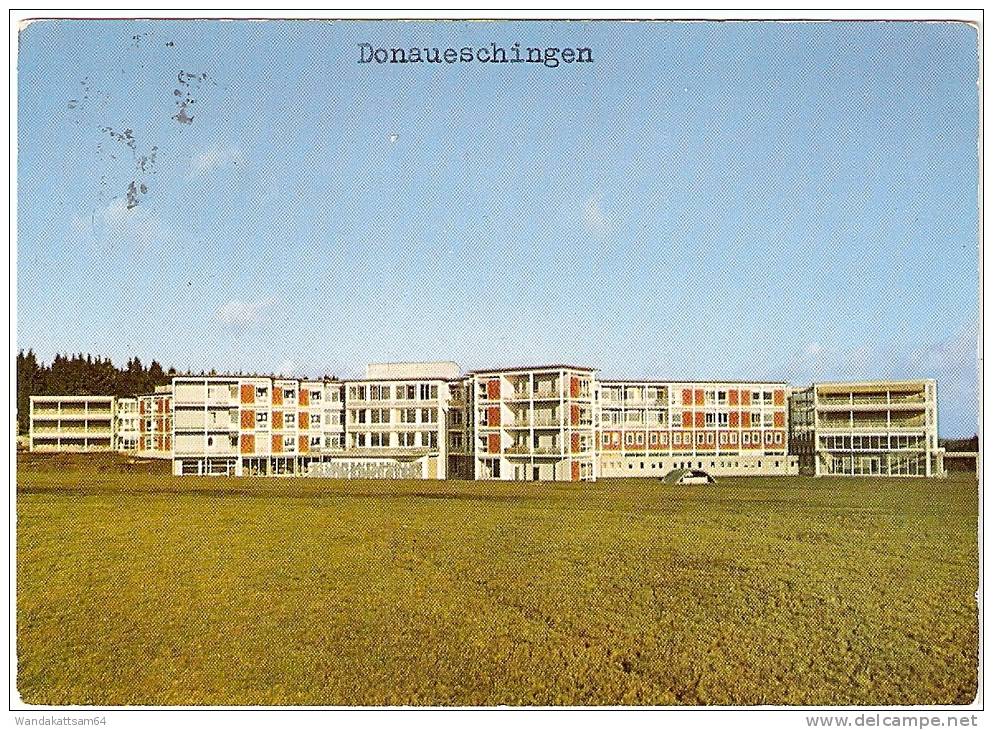AK Sanatorium Sonnhalde 771 DONAUESCHINGEN 10. 4. 65 -- 9 771 DONAUESCHINGEN 1 N Nach Pforzheim - Donaueschingen