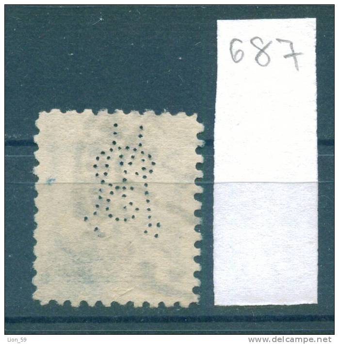 25K687 // - Monogram MCG Perfin Perfores Perforiert Perforati Perforadas Czechoslovakia Tchecoslovaquie Tschechoslowakei - Perfins