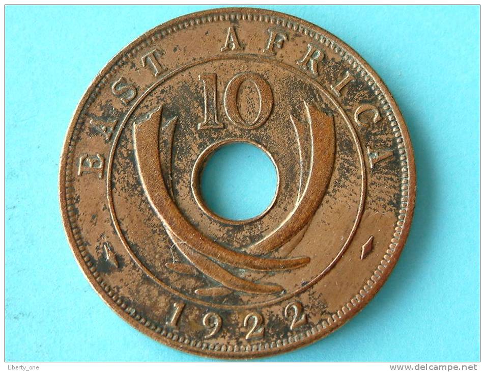 1922 - 10 CENTS / KM 19 ( Uncleaned - For Grade, Please See Photo ) ! - Colonia Britannica