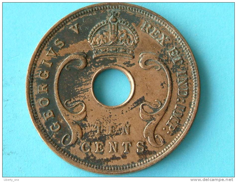 1922 - 10 CENTS / KM 19 ( Uncleaned - For Grade, Please See Photo ) ! - Colonia Britannica