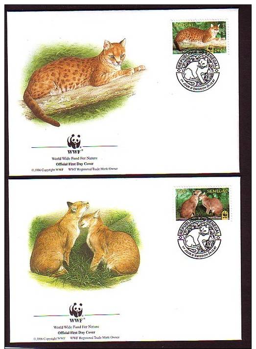 Senegal 1997, Michel Cat. 1515-1518 FDC/WWF - Sonstige & Ohne Zuordnung