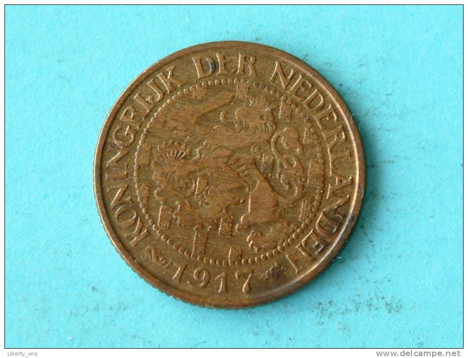 1917 - 1 CENT / KM 152 ( Uncleaned - For Grade, Please See Photo ) ! - 1 Cent