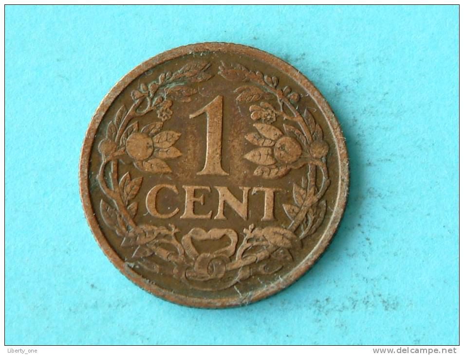 1921 - 1 CENT / KM 152 ( Uncleaned - For Grade, Please See Photo ) ! - 1 Cent