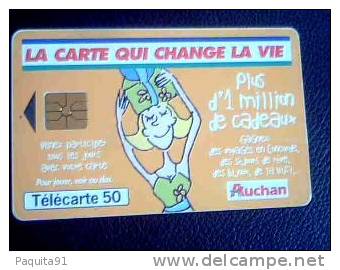 Telecarte Auchan 50U 1999 - Alimentation