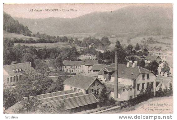 SENONES LES VOSGES USINE BLUM 1919 - Senones