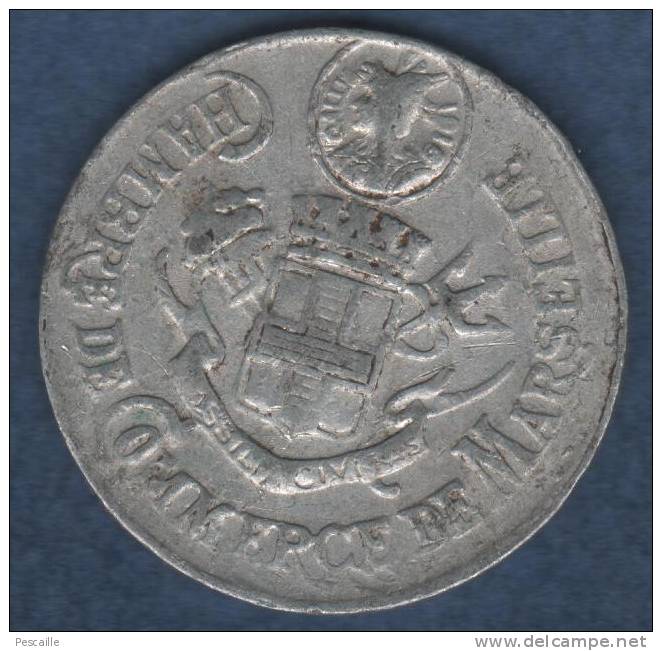 JETON CHAMBRE DE COMMERCE DE MARSEILLE - 1916 - 5 CENTIMES - Monetary / Of Necessity