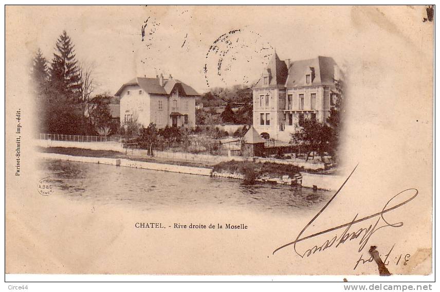 CHATEL.RIVE DROITE DE LA MOSELLE. - Chatel Sur Moselle