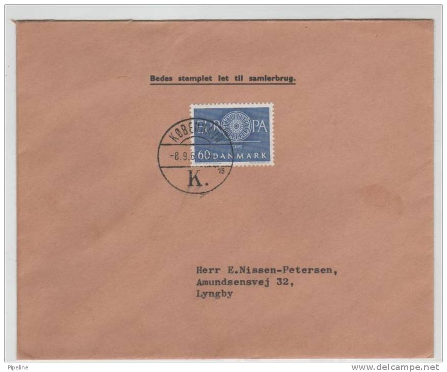 Denmark Cover With Nice Cancelled Stamp EUROPA CEPT 1960 Sent 8-9-1967 - Lettres & Documents