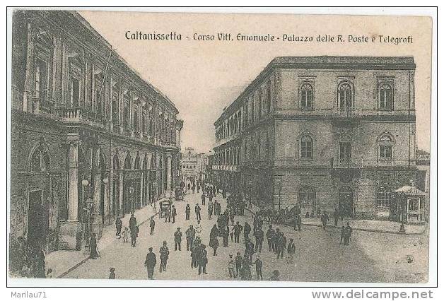 CL14 CALTANISSETTA VIAGGIATA NEL 1925 - Caltanissetta