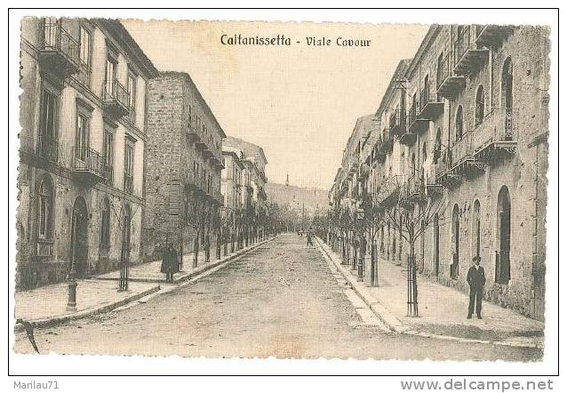 CL24 CALTANISSETTA VIAGGIATA NEL 1915 - Caltanissetta