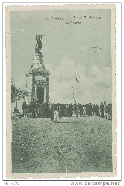 CL27 CALTANISSETTA VIAGGIATA NEL 1920 - Caltanissetta