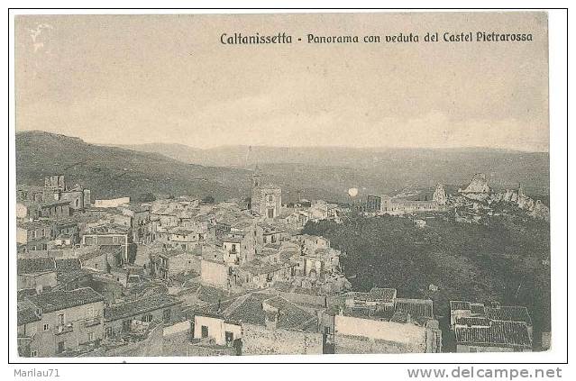 CL28 CALTANISSETTA VIAGGIATA NEL 1911 - Caltanissetta