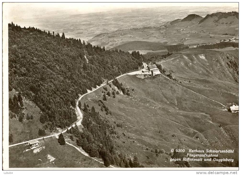 Schwarzenbühl - Kurhaus Gegen Riffenmatt Und Guggisberg  (Luftbild)           Ca. 1940 - Guggisberg