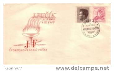 1953.Czechoslovakia- Julius Fucik  - Set, FDC, - FDC