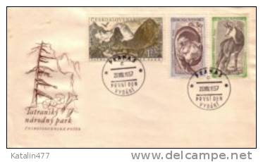 1957.Czechoslovakia- Tatra National Park - FDC - FDC
