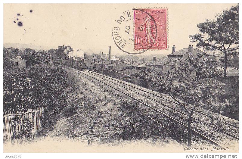 13 / MARSEILLE / LA POMME / VUE GENERALE / ARRIVEE DU TRAIN - Saint Marcel, La Barasse, Saintt Menet