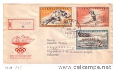 1960..Czechoslovakia- Sport, Summer  Olympic Games, Roma, Set,  FDC - FDC