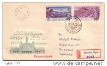 1961..Czechoslovakia- Stamps Exhibition, Praha Set,  FDC - FDC