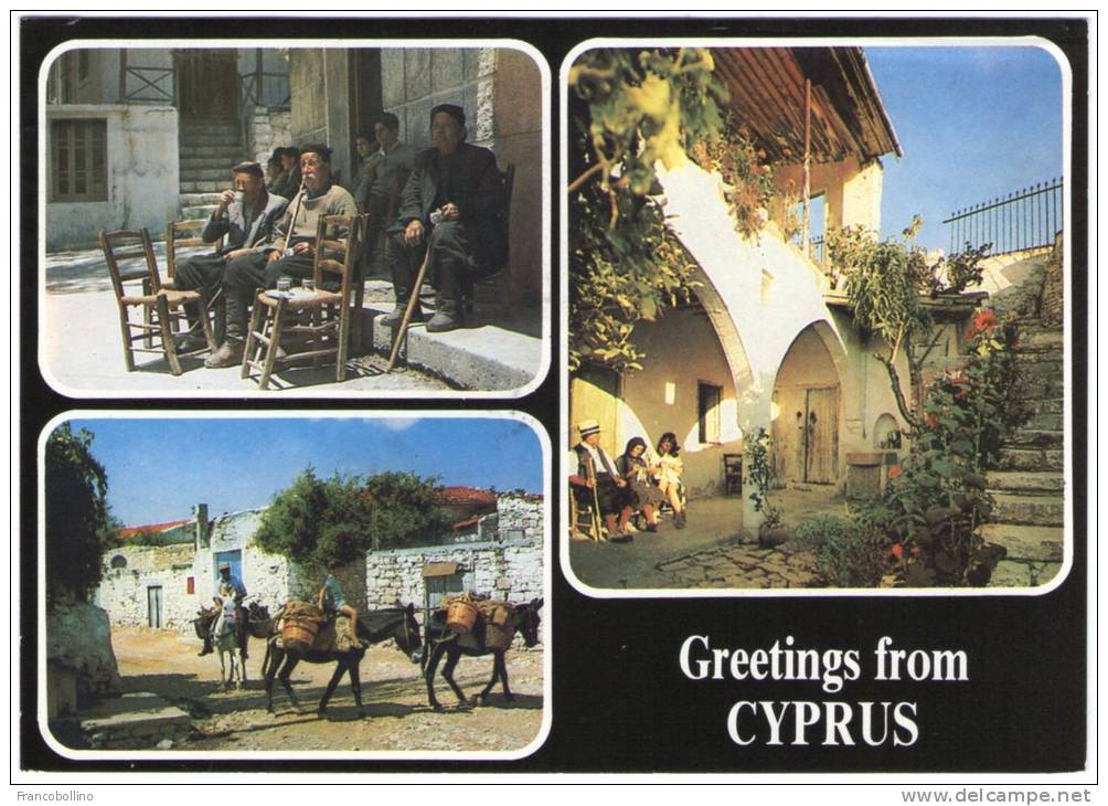 GREETINGS FROM CYPRUS / THEMATIC STAMP-INTERNATIONAL YOUTH YEAR - Chypre