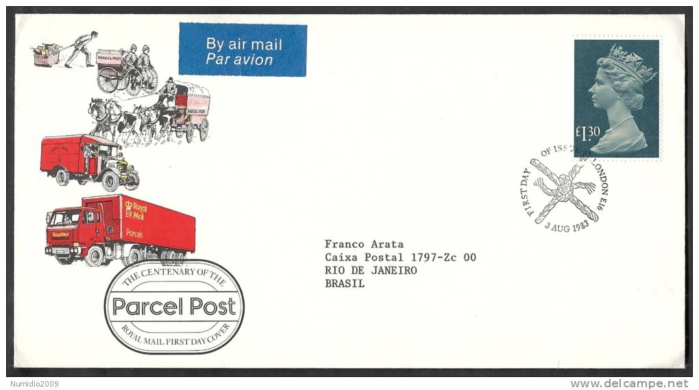 1983 GB FDC THE CENTENARY OF THE ROYAL MAIL - 006 - 1981-1990 Em. Décimales