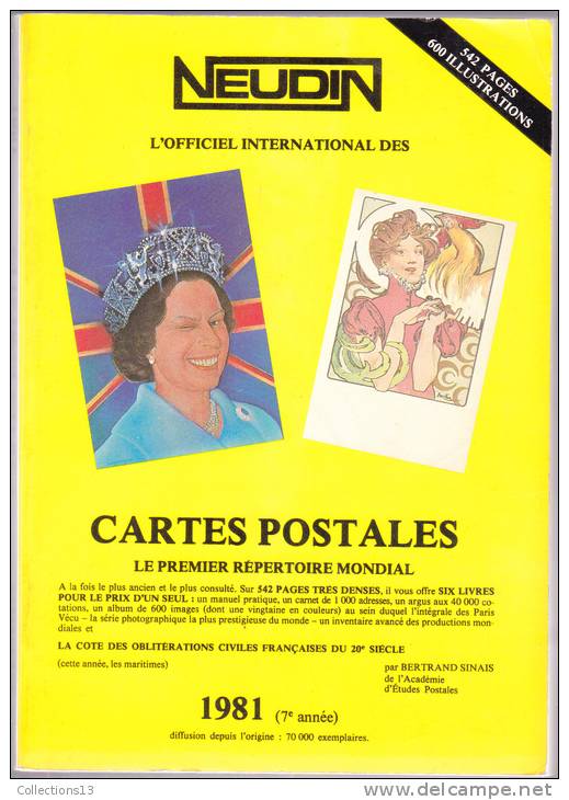 NEUDIN 1981 (bon Etat) - Livres & Catalogues