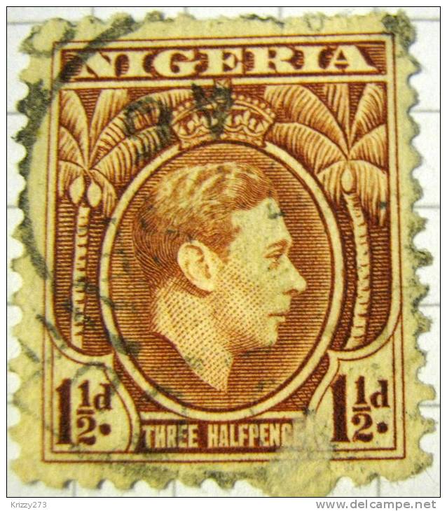 Nigeria 1938 King George VI 1.5d - Used - Nigeria (...-1960)
