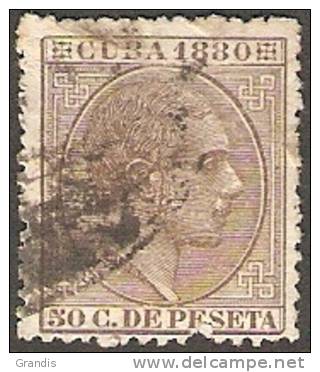 Cuba 1880 ED. Nr.60 O - Kuba (1874-1898)